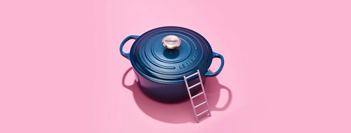 header - le creuset - pan - trappetje - tom ten seldam