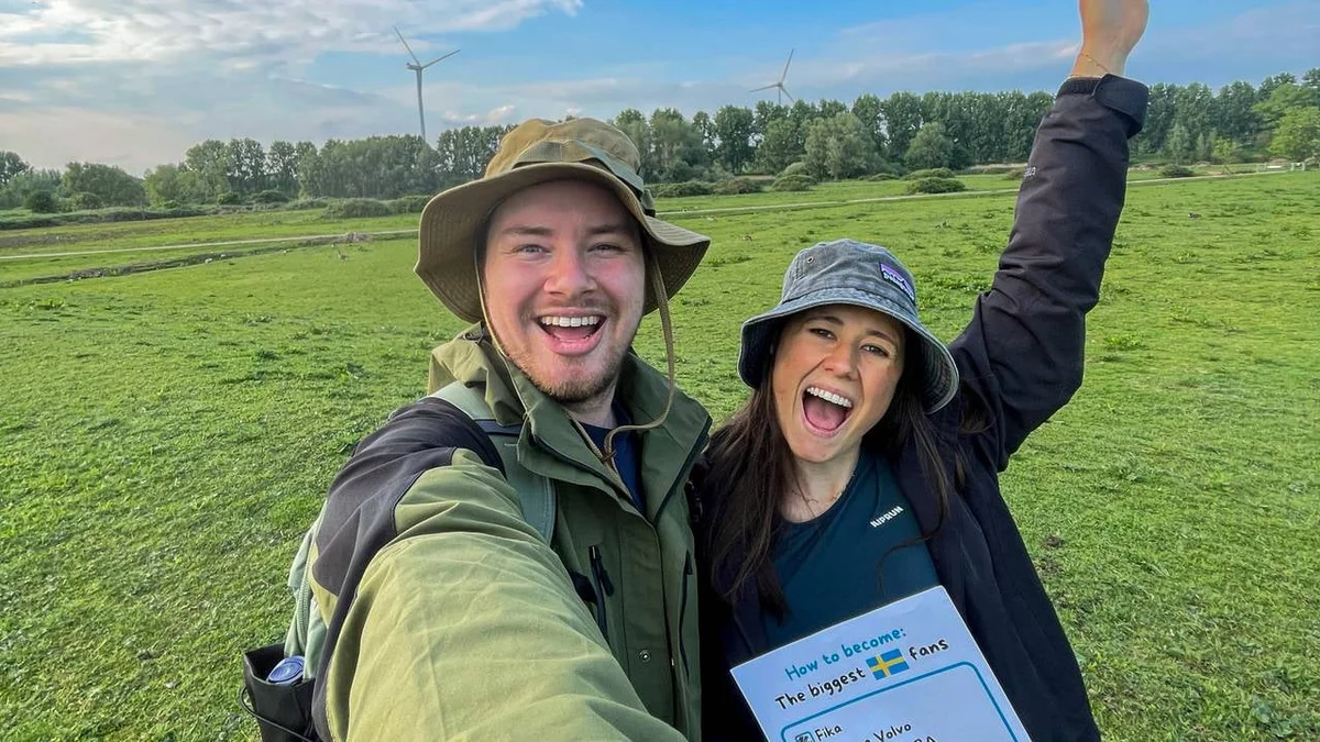 Koppel wint een jaar op Zweeds eiland, maar houdt het na één nacht voor gezien
