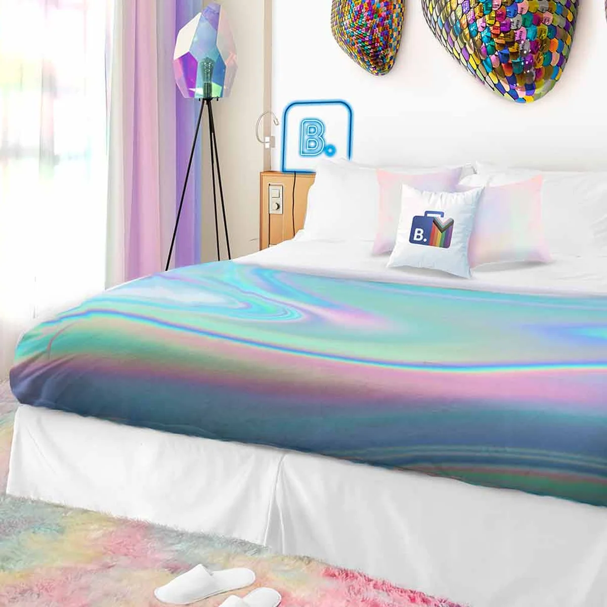 Header - Booking.com - Pride Amsterdam - hotel - slaapkamer - bed 