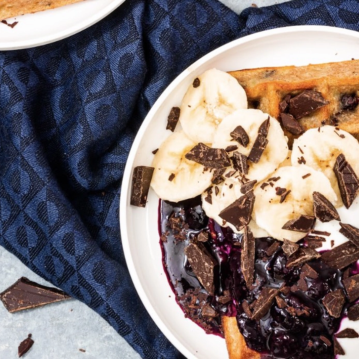 Header - chocolate chip wafels - chickslovefood