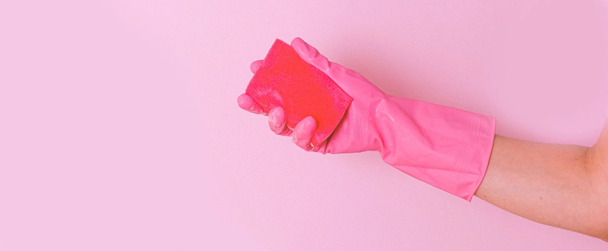 header spons handschoen schoonmaak Pexels