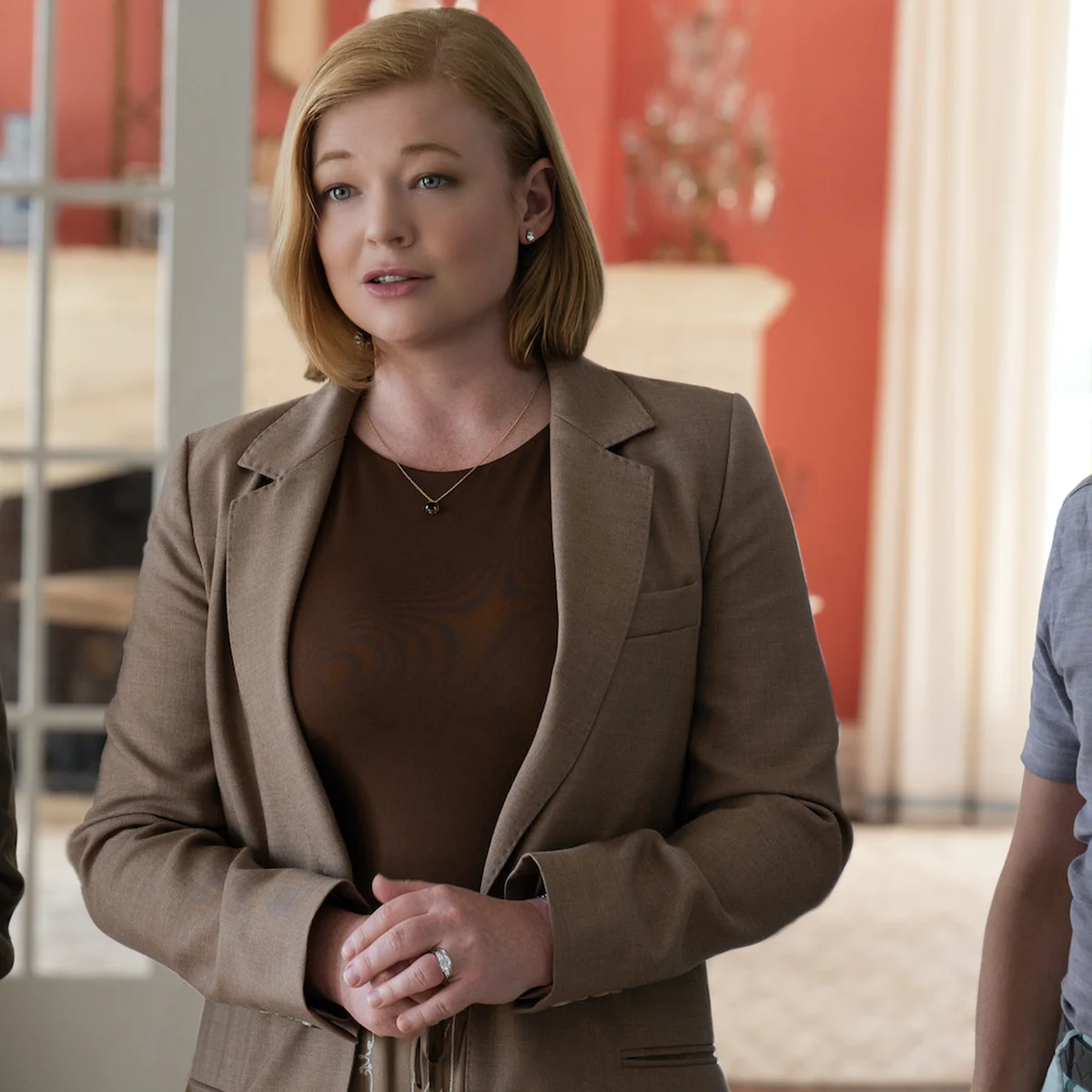 Header - Succession - serie - beeld HBO - Kendall Roy - Roman Roy - Shiv Roy