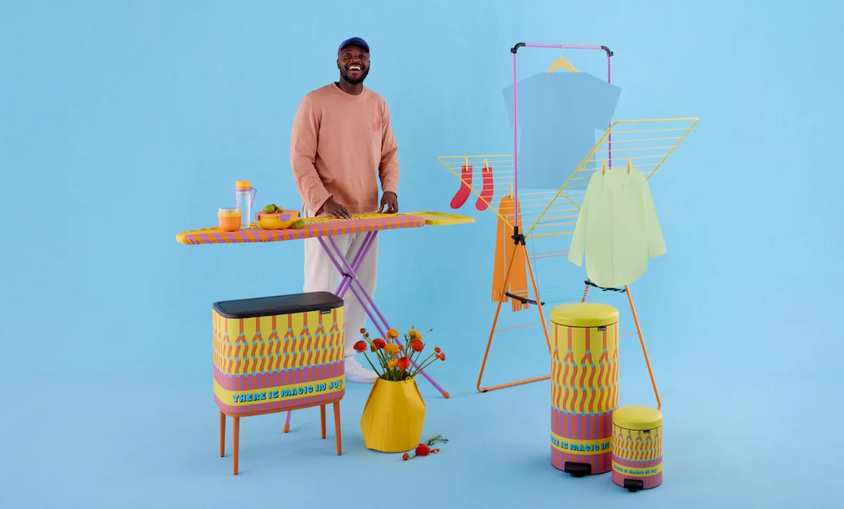 Fan van kleur? Dan is de Brabantia x Yinka Ilori-collectie jouw ding