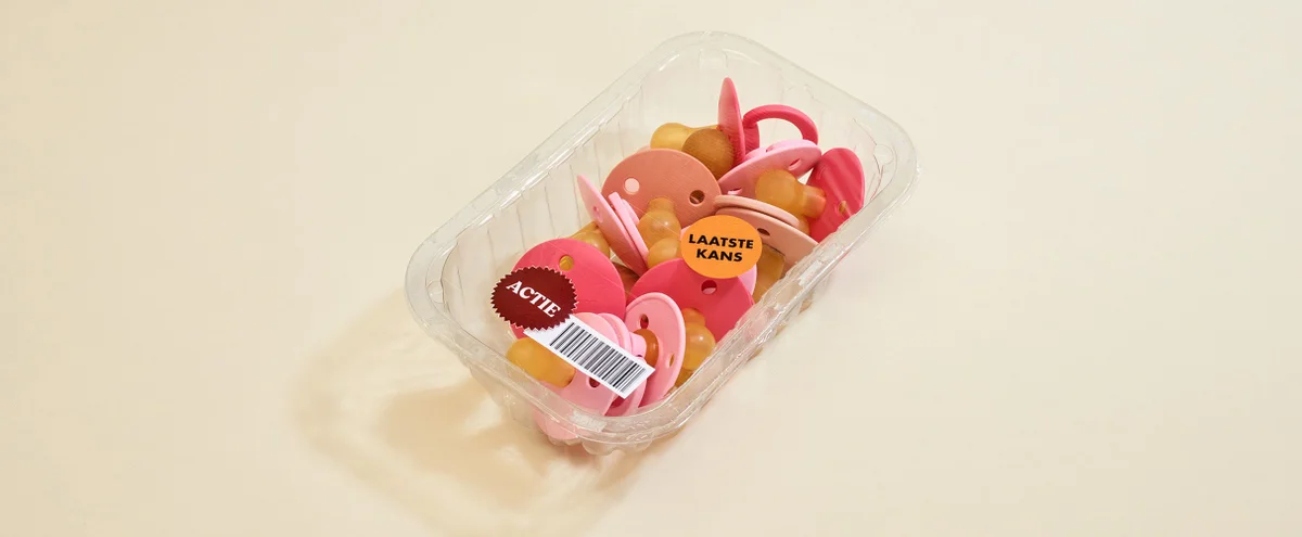 header - baby - speen - bakje - actie - tom ten seldam
