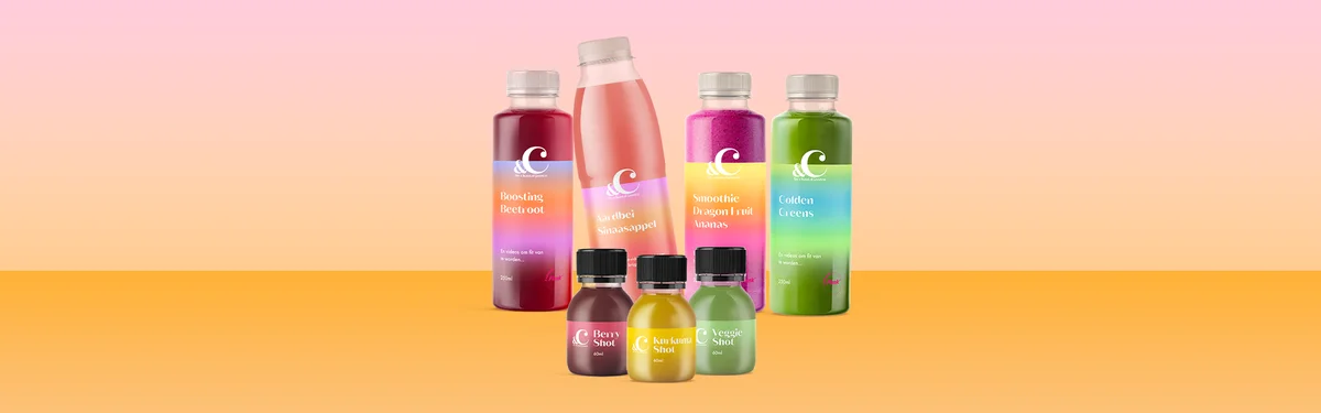 Nieuwe &C juices, shots en smoothies, exclusief bij Flink.