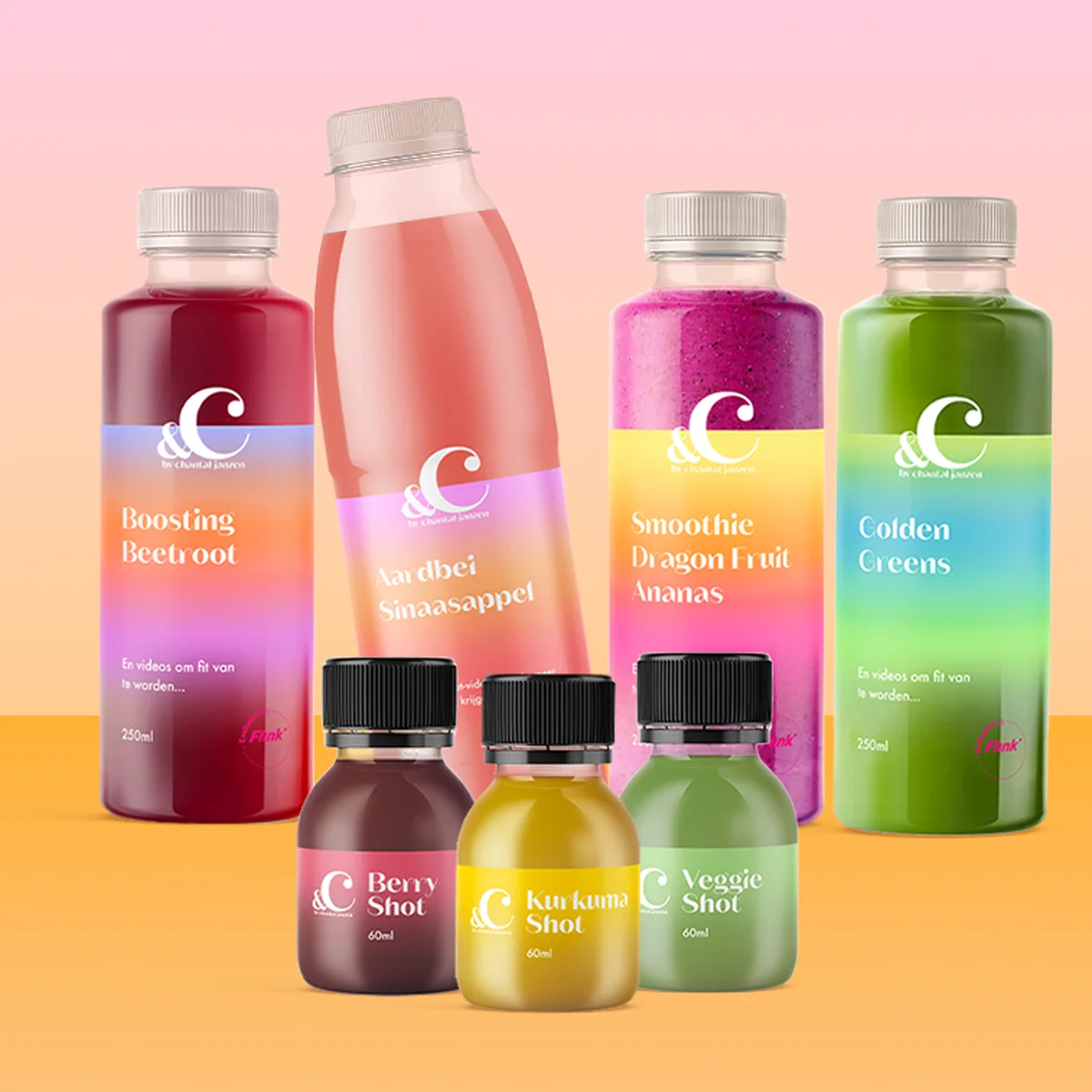 Nieuwe &C juices, shots en smoothies, exclusief bij Flink.