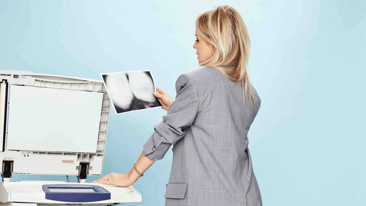 Van je collega's moet je het hebben &C the magazine Chantal Janzen kopieerapparaat 