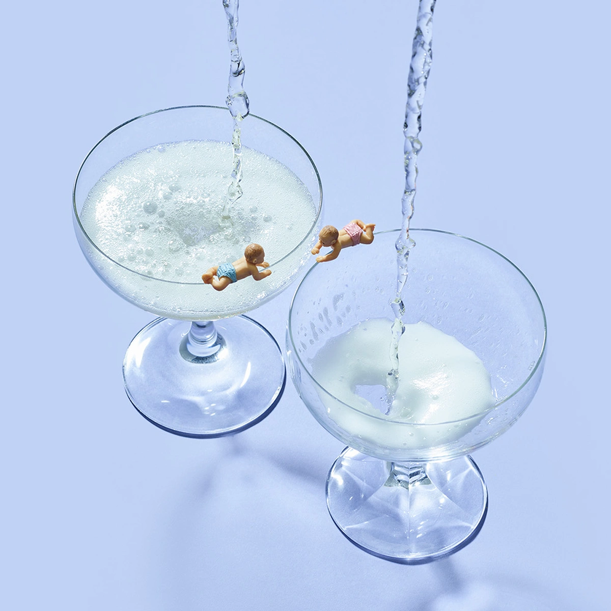 header - baby - glas - gender - champagne - perspraat - tom ten seldam