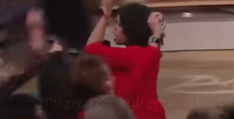 GIF - GIPHY - Oprah - you get a car