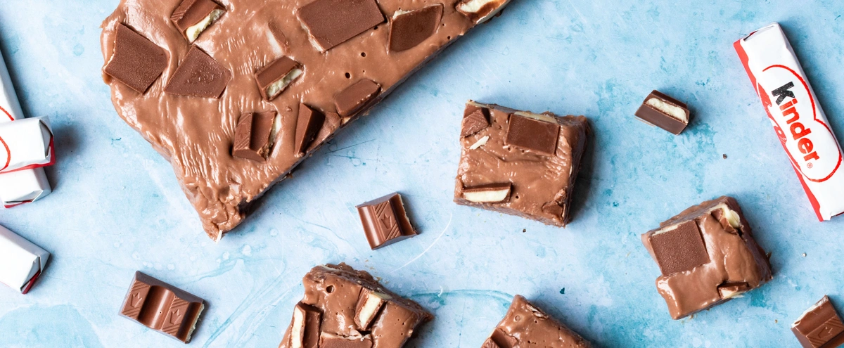 Kinder fudge - Fokking Makkelijk Recept - Chickslovefood 