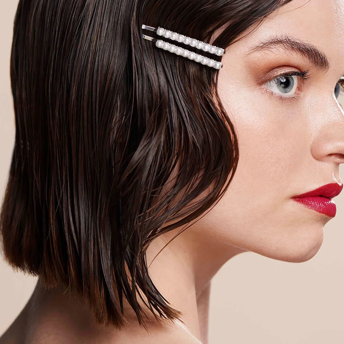 header - rode lip - haar - klassiek - makeup - beauty - kee & kee - leco