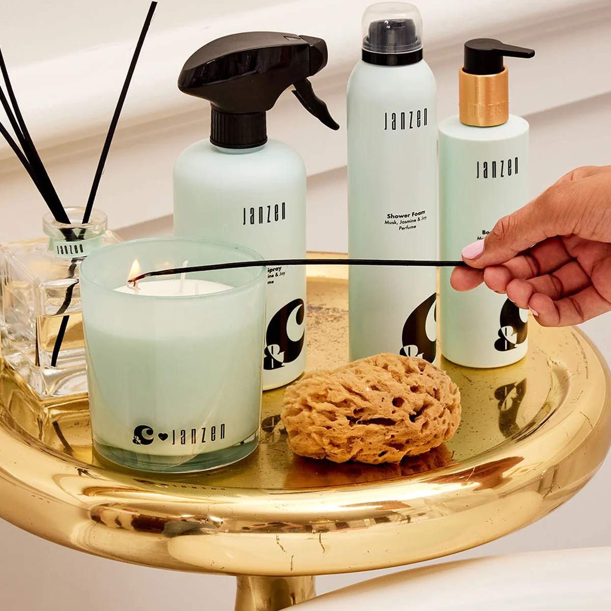 header - janzen - geurstokjes - groen - selfcare - &C