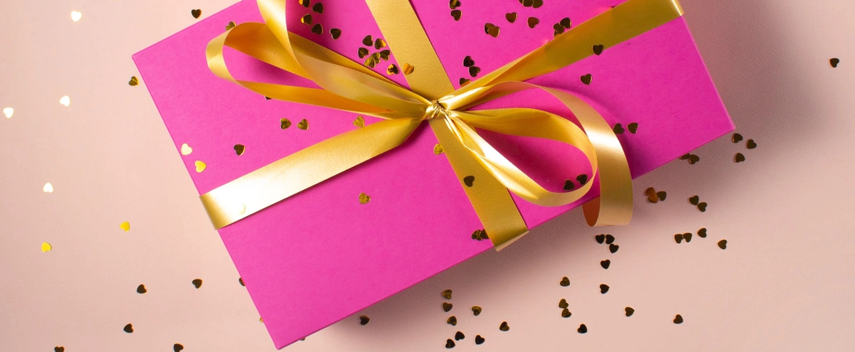 Header - Cadeau - Roze - Confetti 