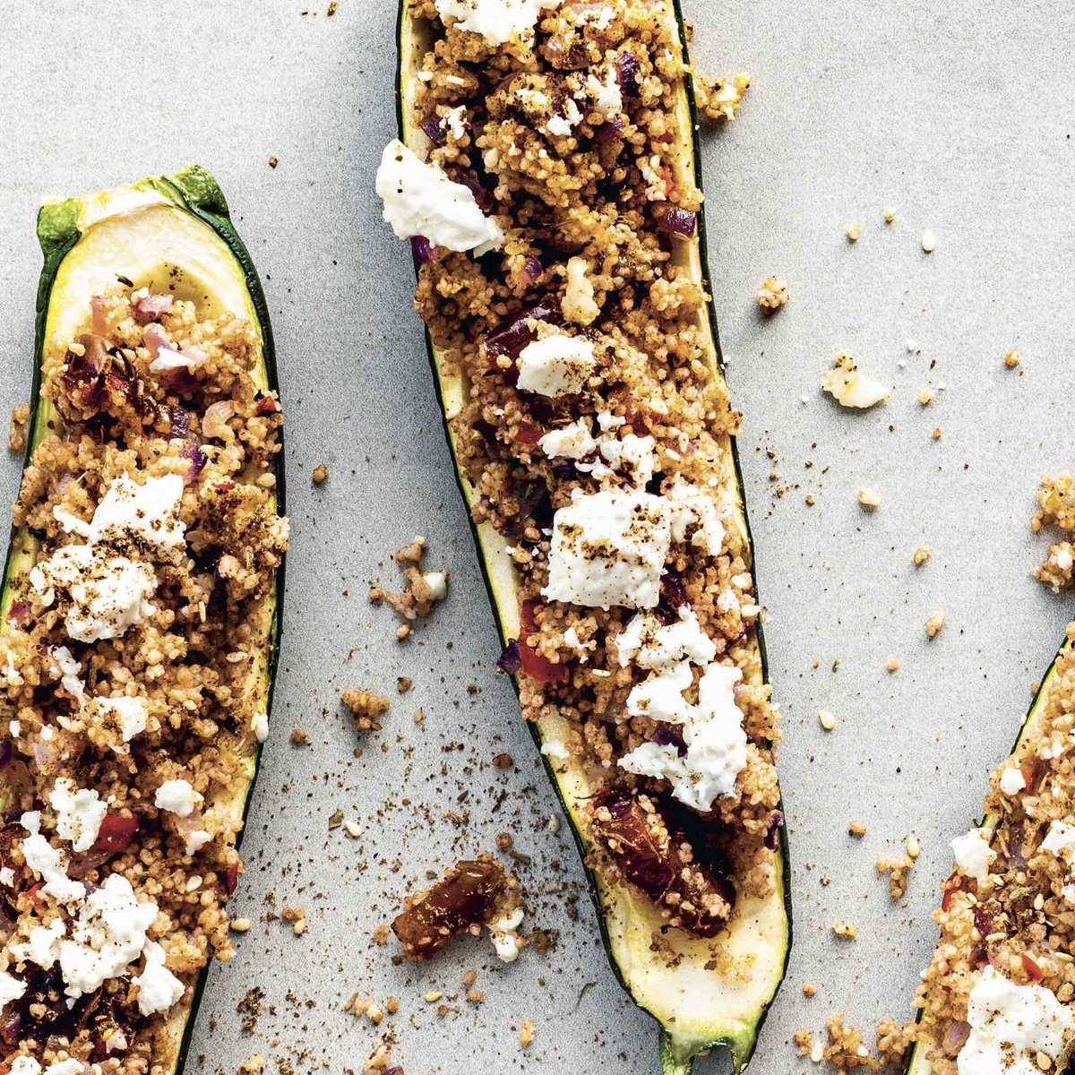 Fokking makkelijk recept - courgette - couscous