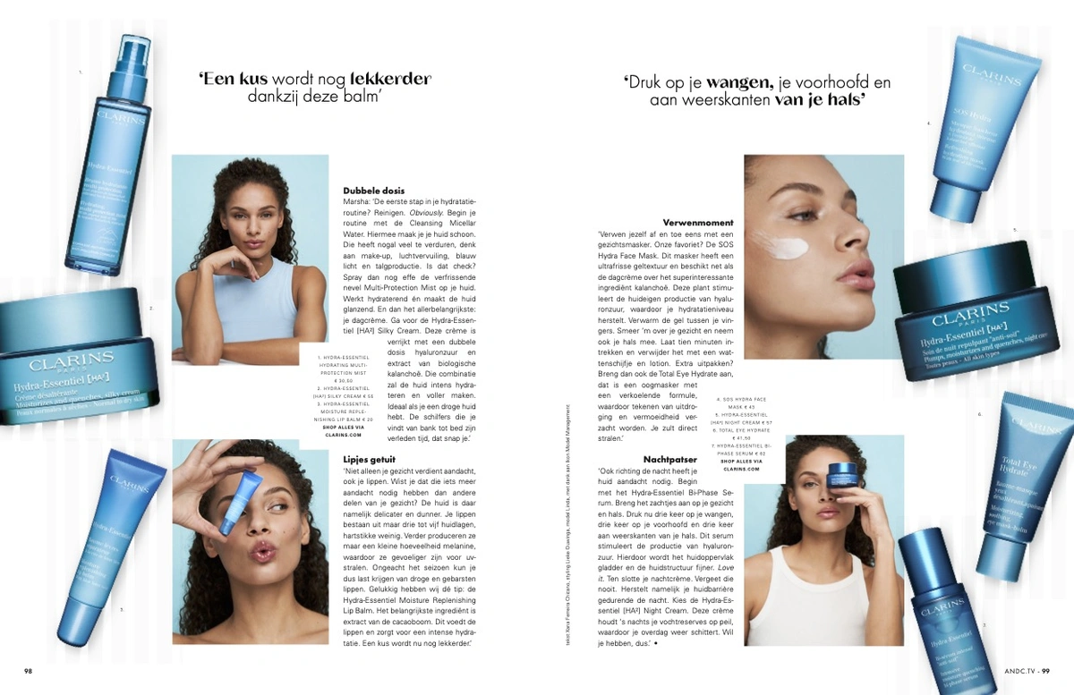 Luxe beautypakket met Clarins producten