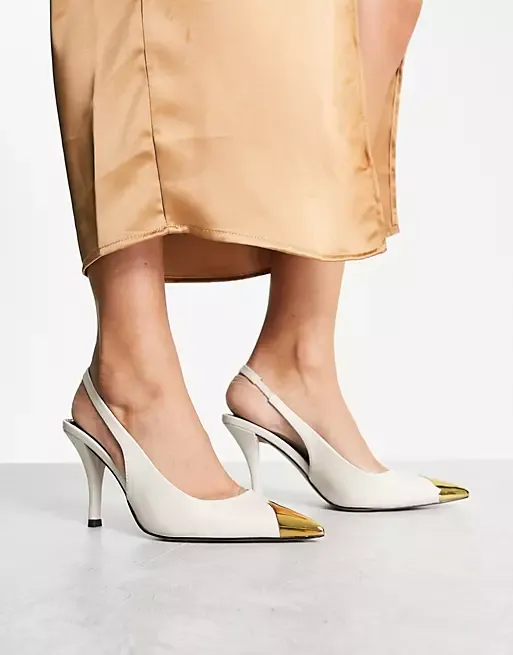 Pumps met open hiel