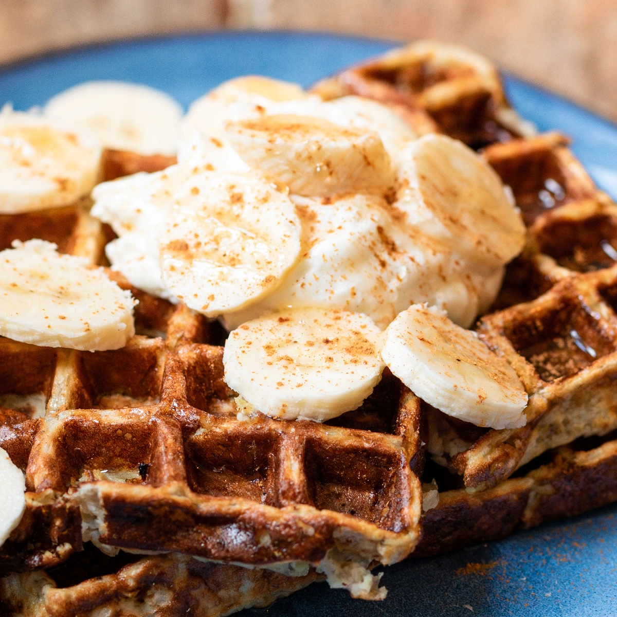 Fokking Makkelijk Recept - Chickslovefood - Bananenwafels