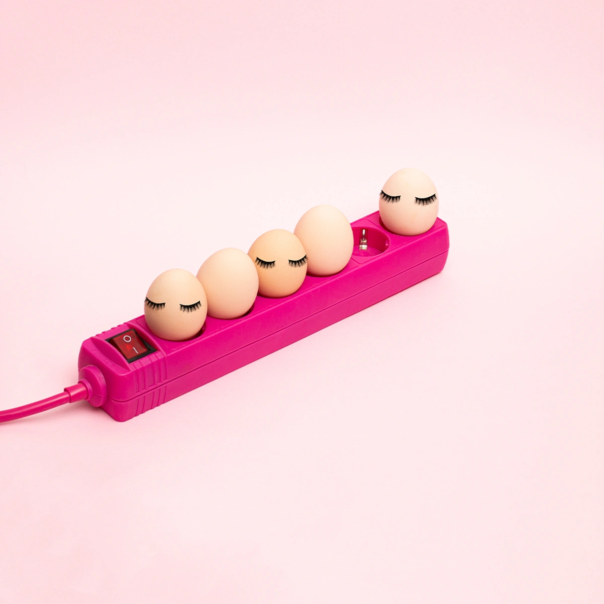 Header - Tom ten Seldam - stopcontact - roze - eieren