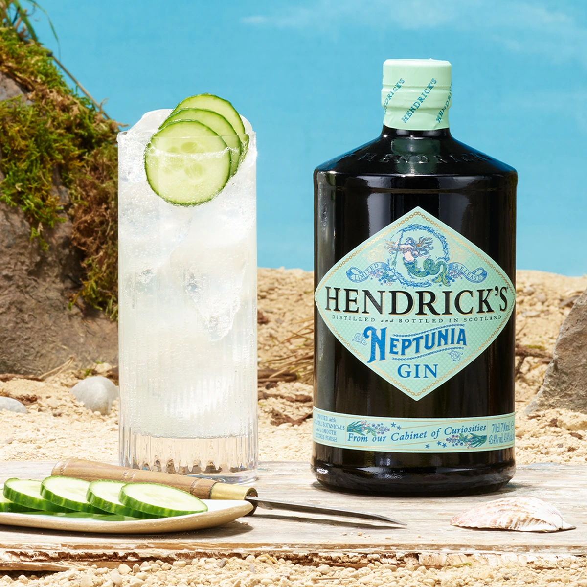 Hendrick's Gin, Hendrick's Neptunia Gin, cocktail, limited edition