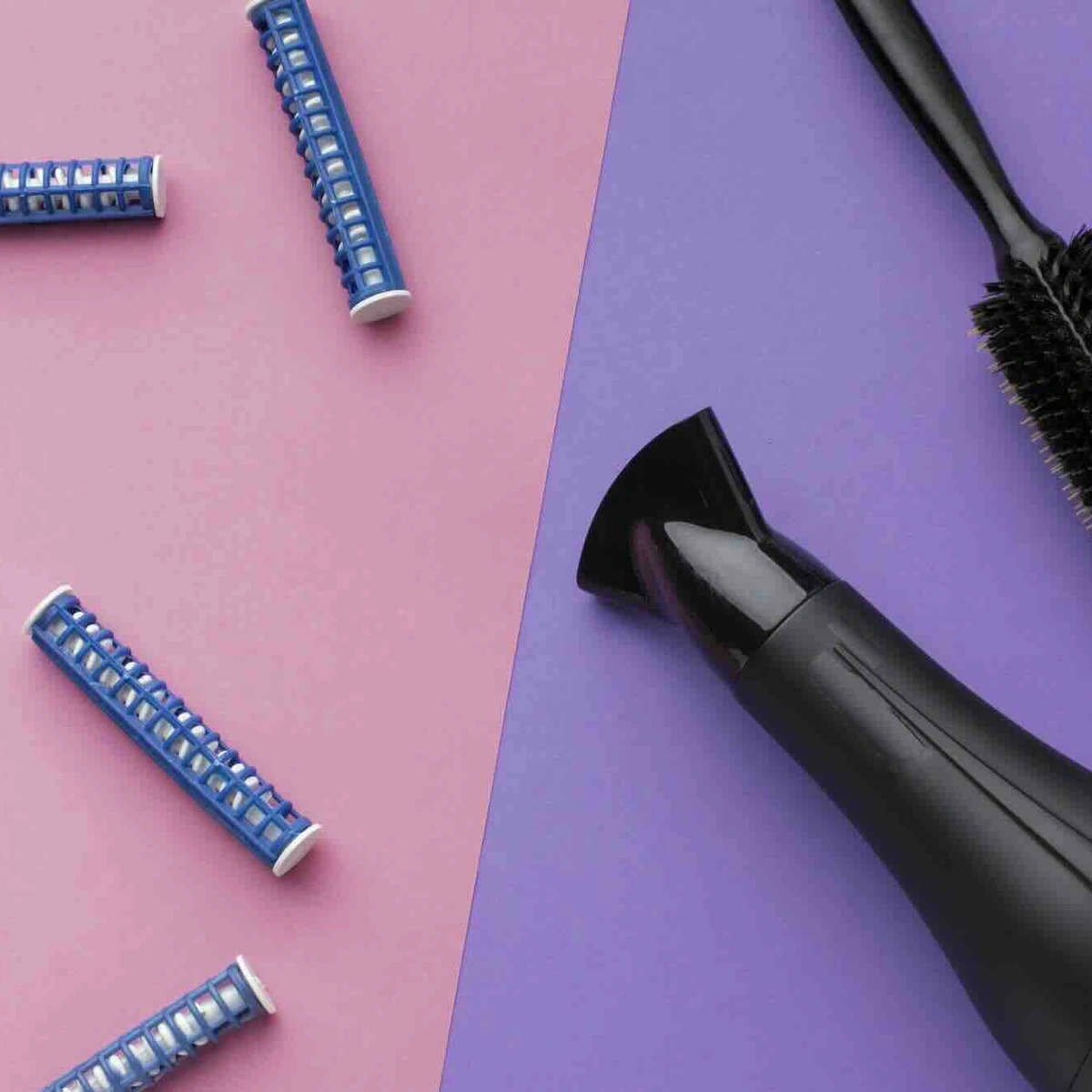 haar - krullen - stijlen - fohn - borstel - beauty - Freepik