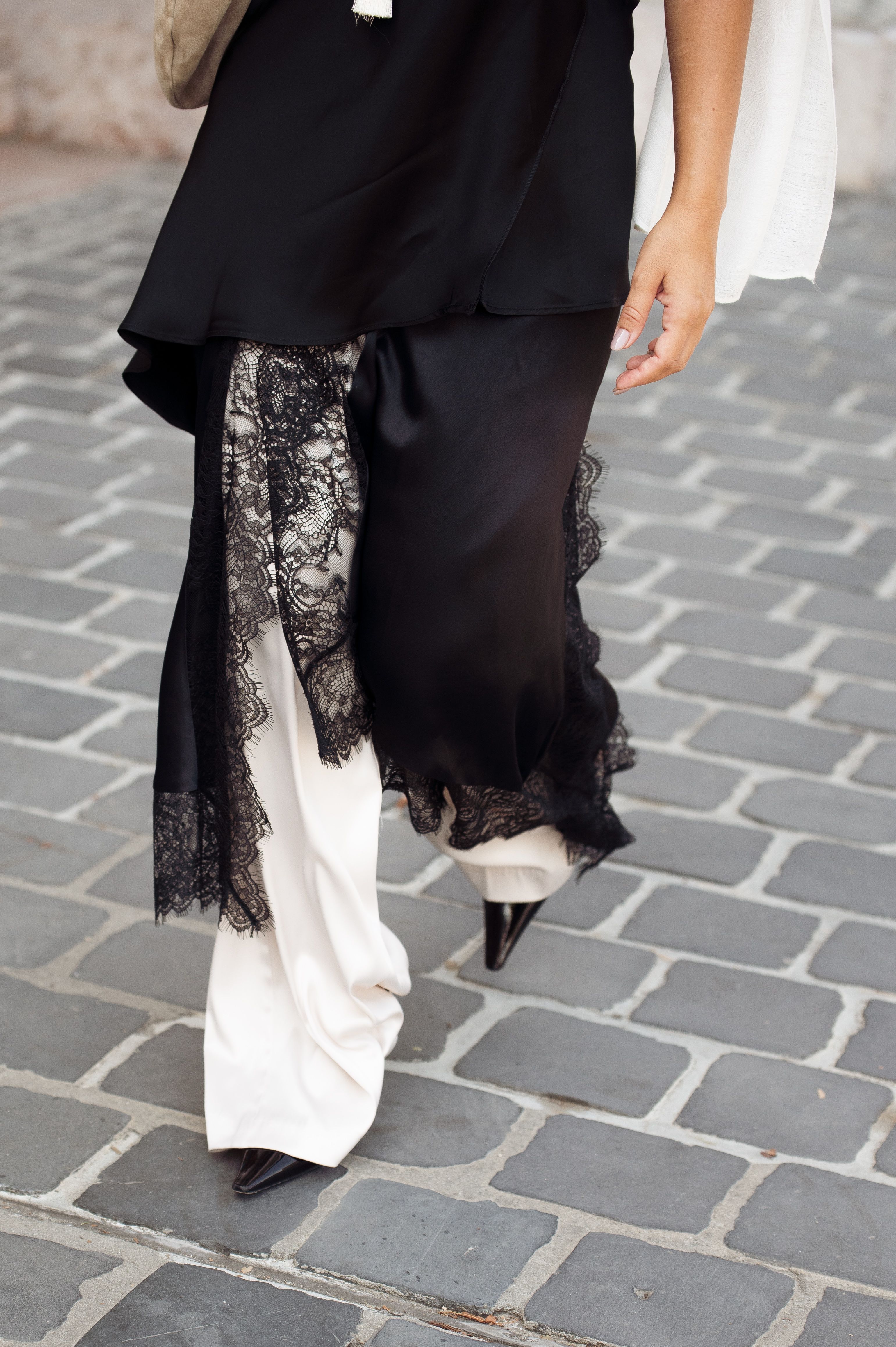 rok over broek
