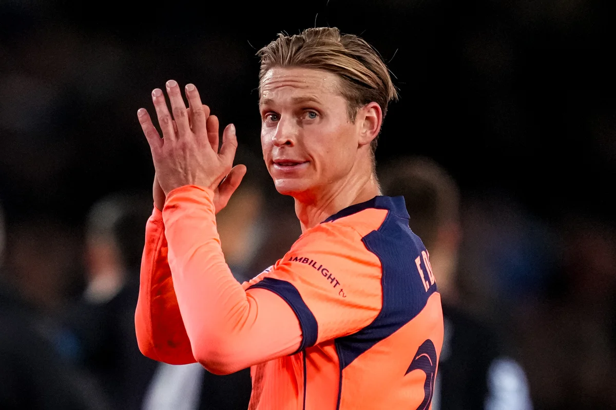 Frenkie de Jong in oranje
