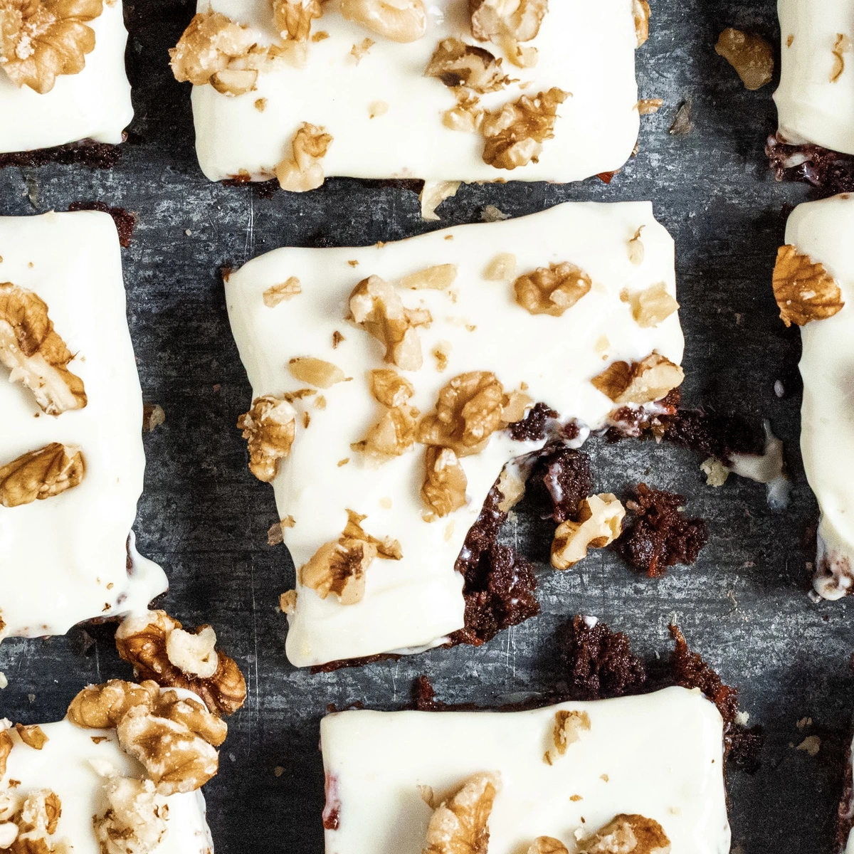 Header/hero - carrot cake brownies - fokking makkelijk recept - chickslovefood