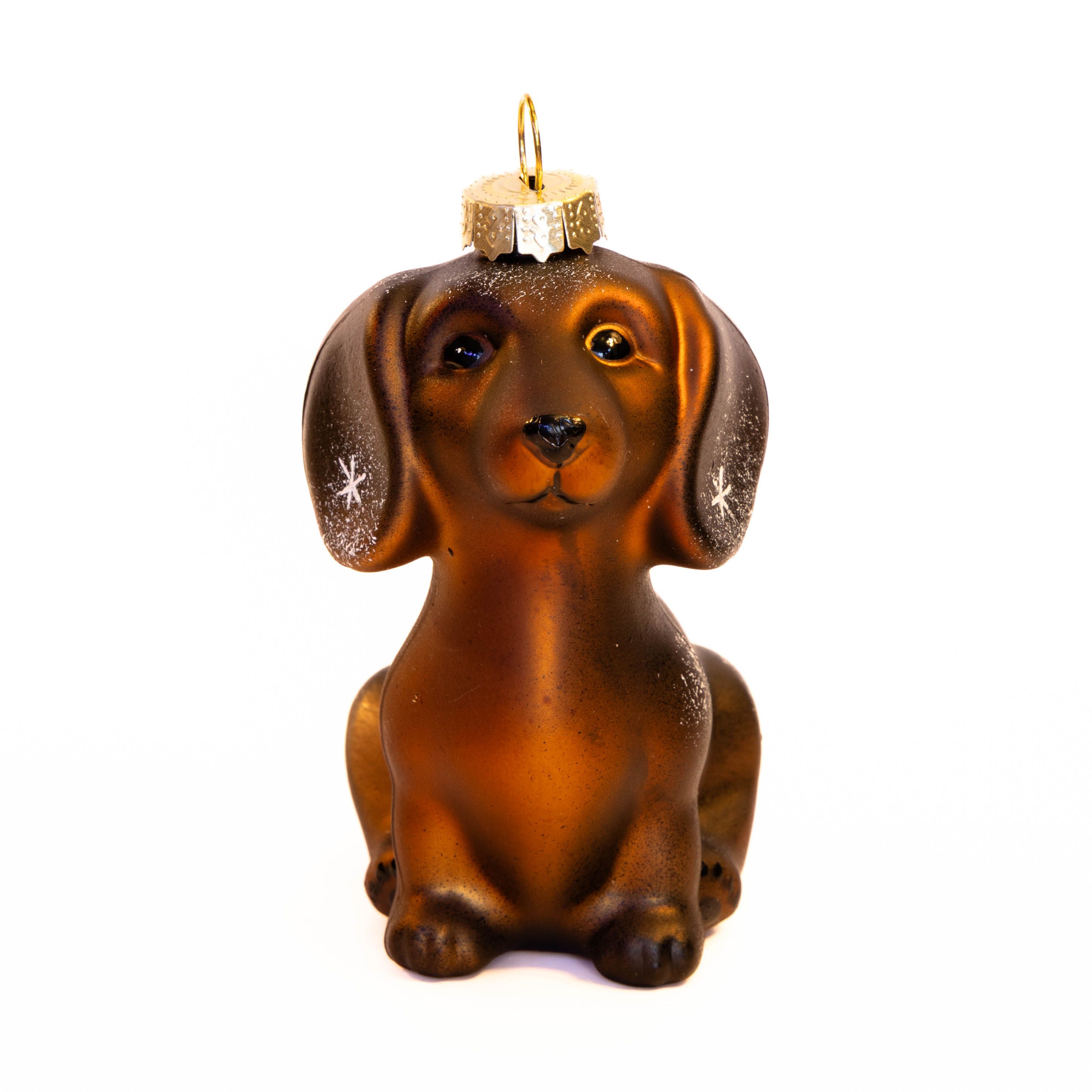 Teckel kerstbal