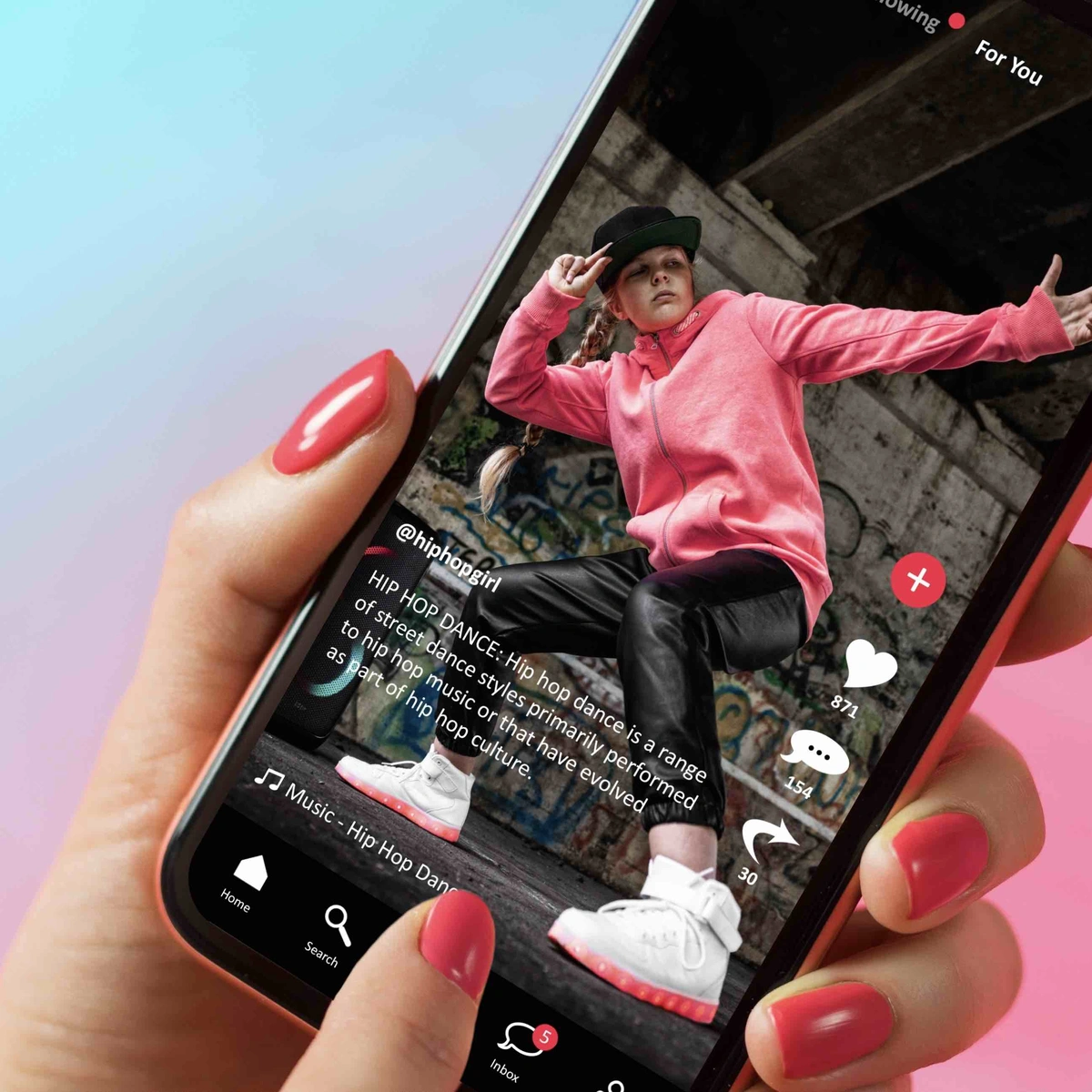 Header - TikTok - telefoon - mobiel - Shutterstock