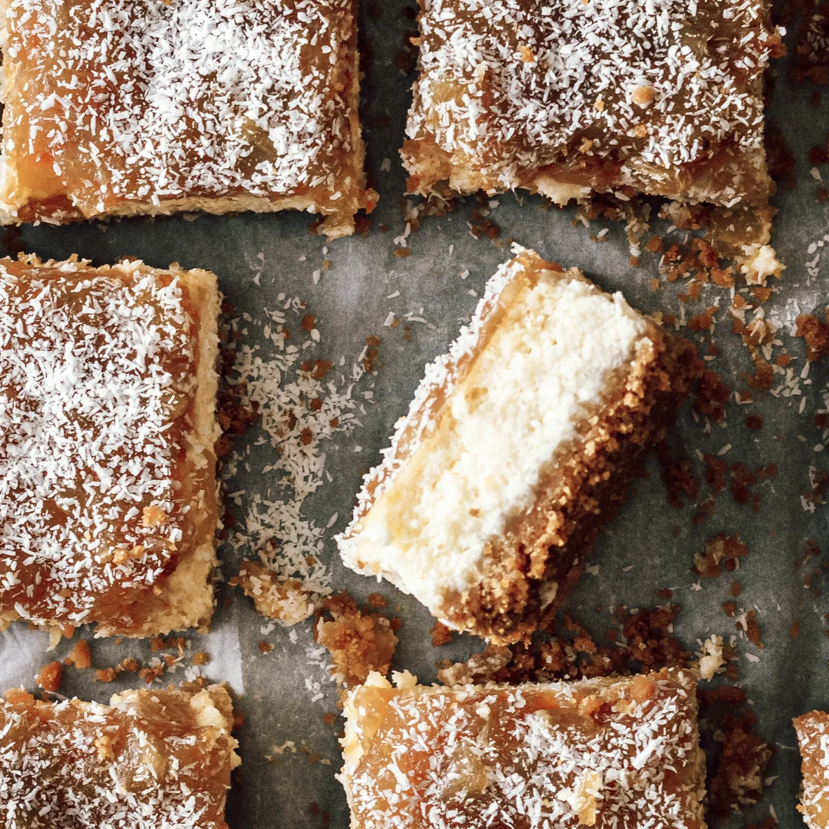 Header/hero - chickslovefood - pina colada bars