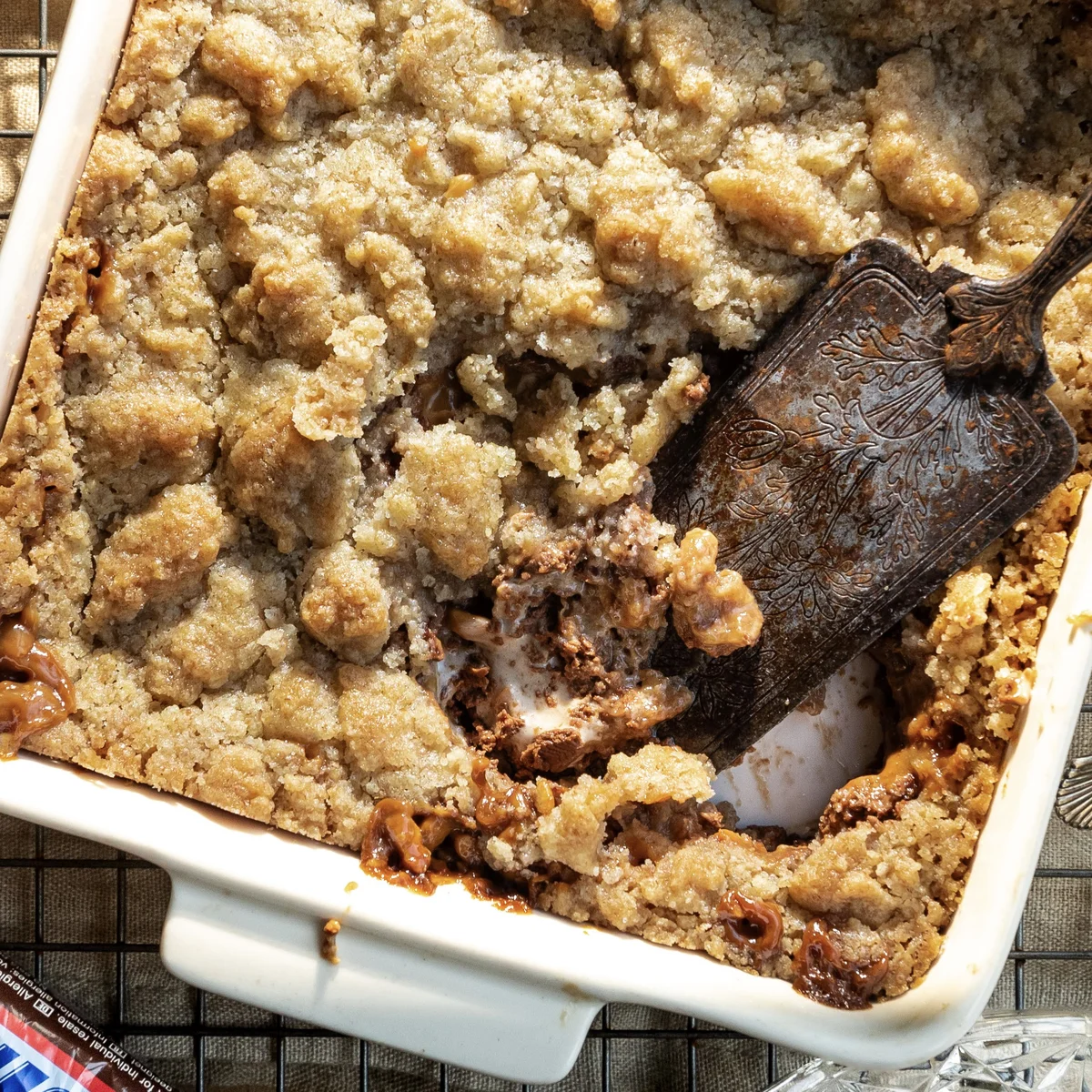 Header/hero - snickers crumble - recept - chickslovefood