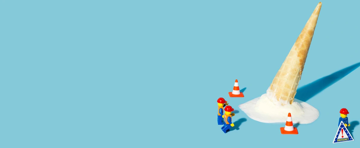 Frank Brandwijk - smeltend ijsje - LEGO - hitte - HERO