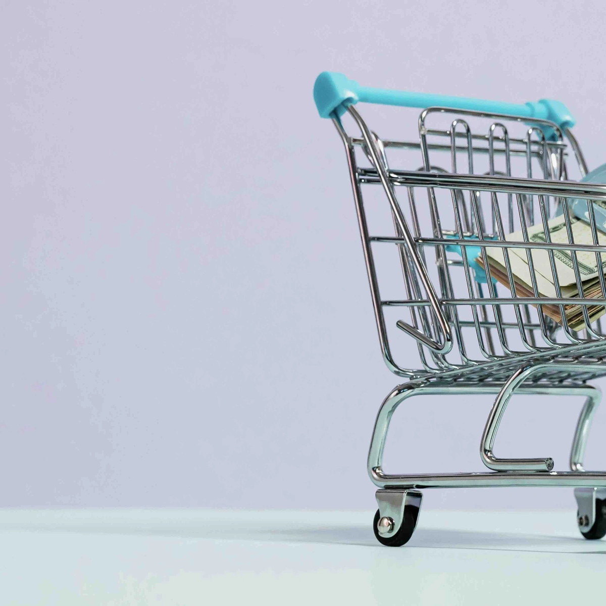 Header - winkelwagen - geld - shoppen - Pexels