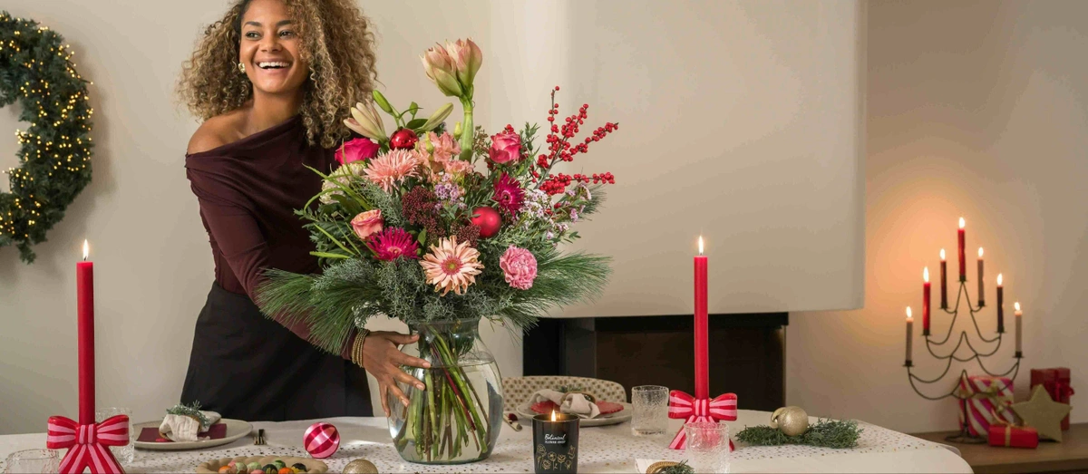 header - Fleurop - bloemen - kerst campagne - cadeau's