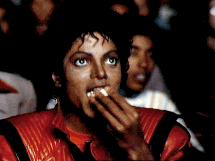 GIF - GIPHY - Michael Jackson - popcorn