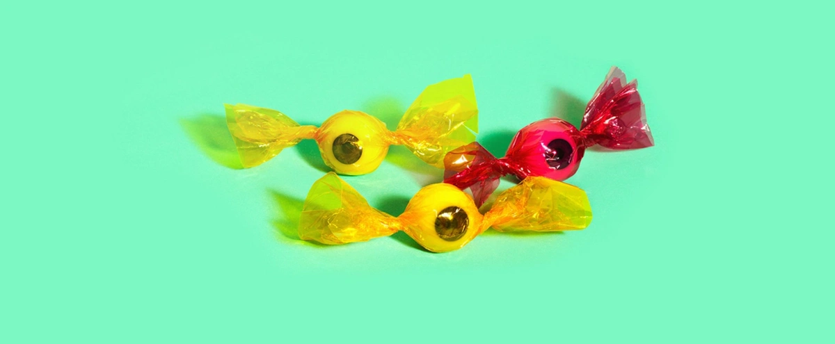 header - snoep - traktatie - ogen - blauw - frank brandwijk