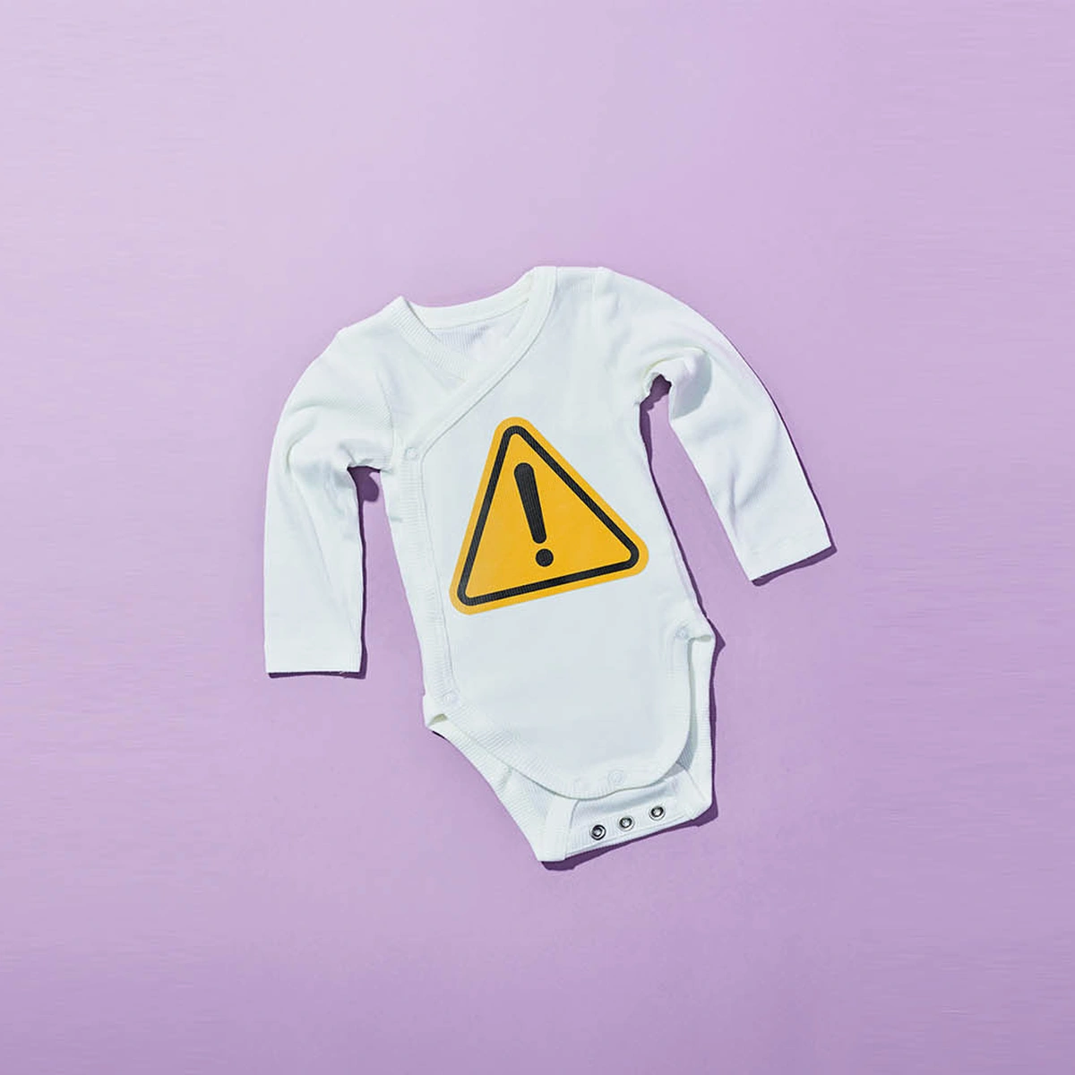 Romper met alert teken