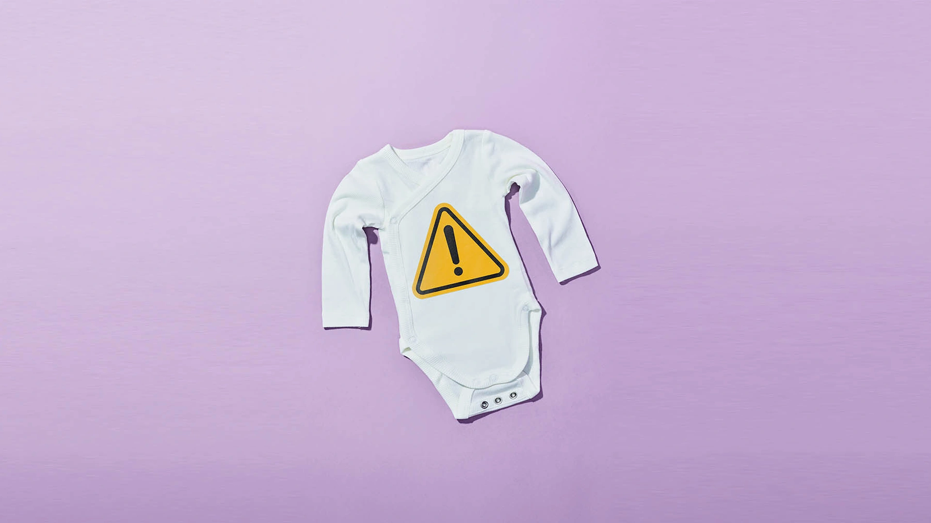 Romper met alert teken