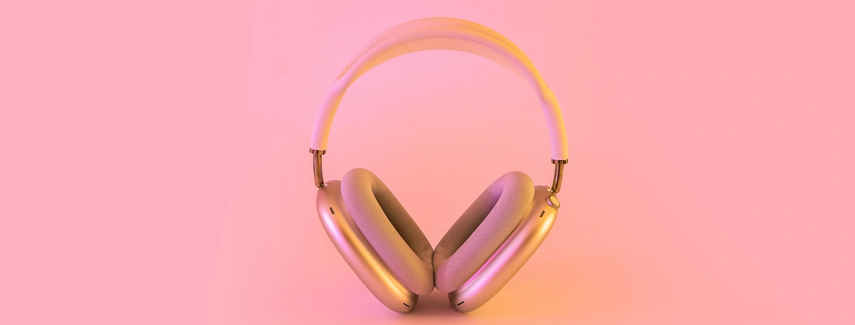 header - koptelefoon - bluetooth - roze - elektronica - unsplash