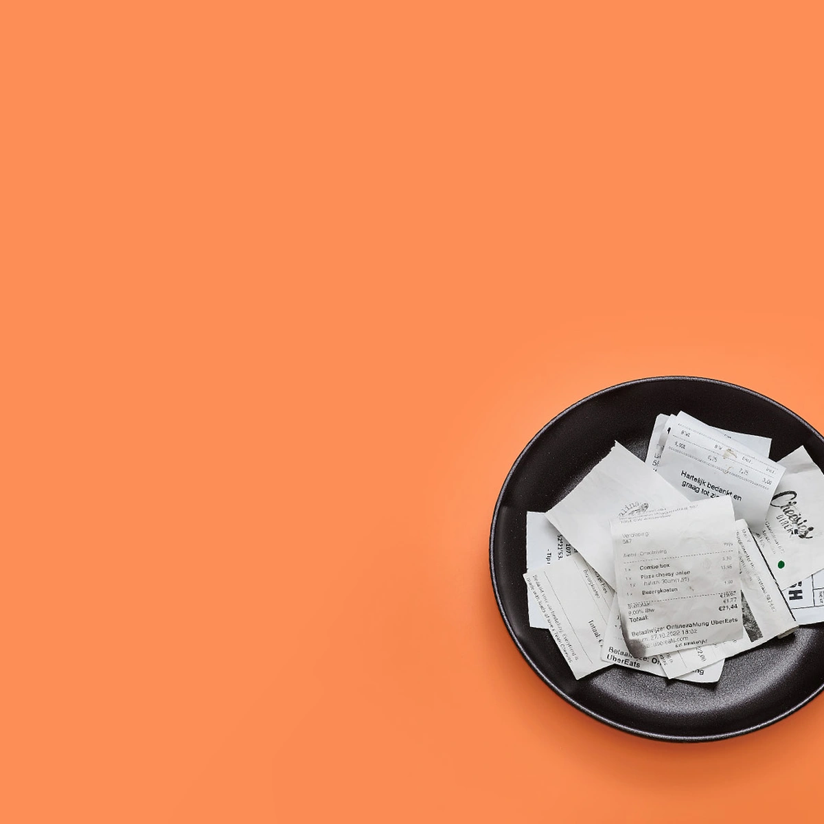 hero - pan - bonnetjes - geld - eten - tom ten seldam