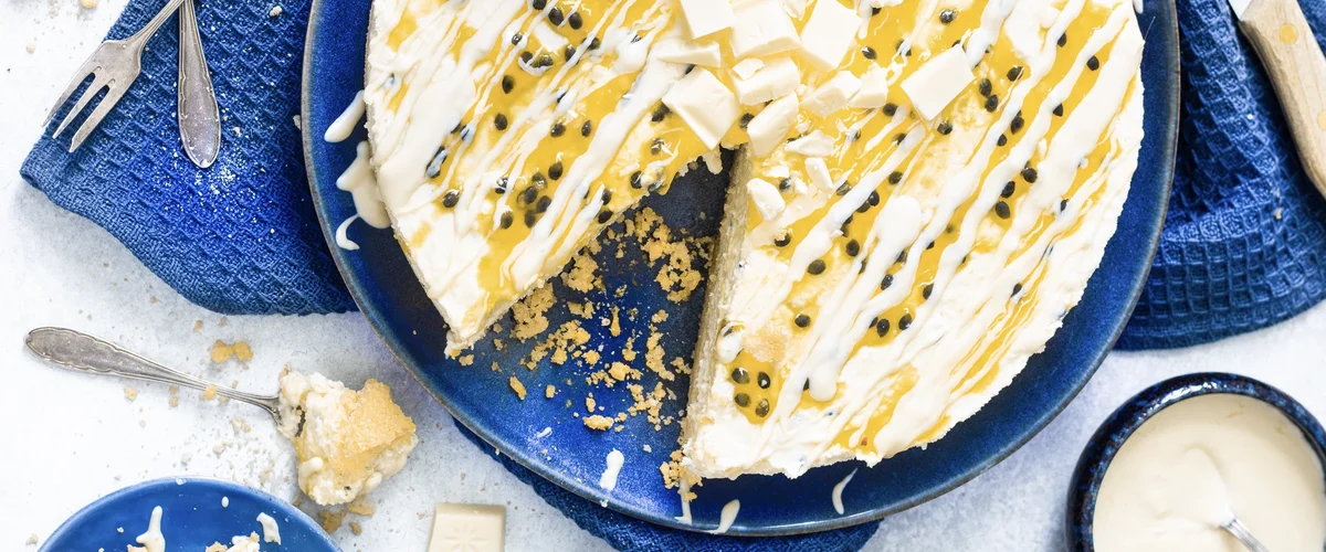 Header/hero - fokking makkelijk recept - witte chocolade kwarktaart - chickslovefood