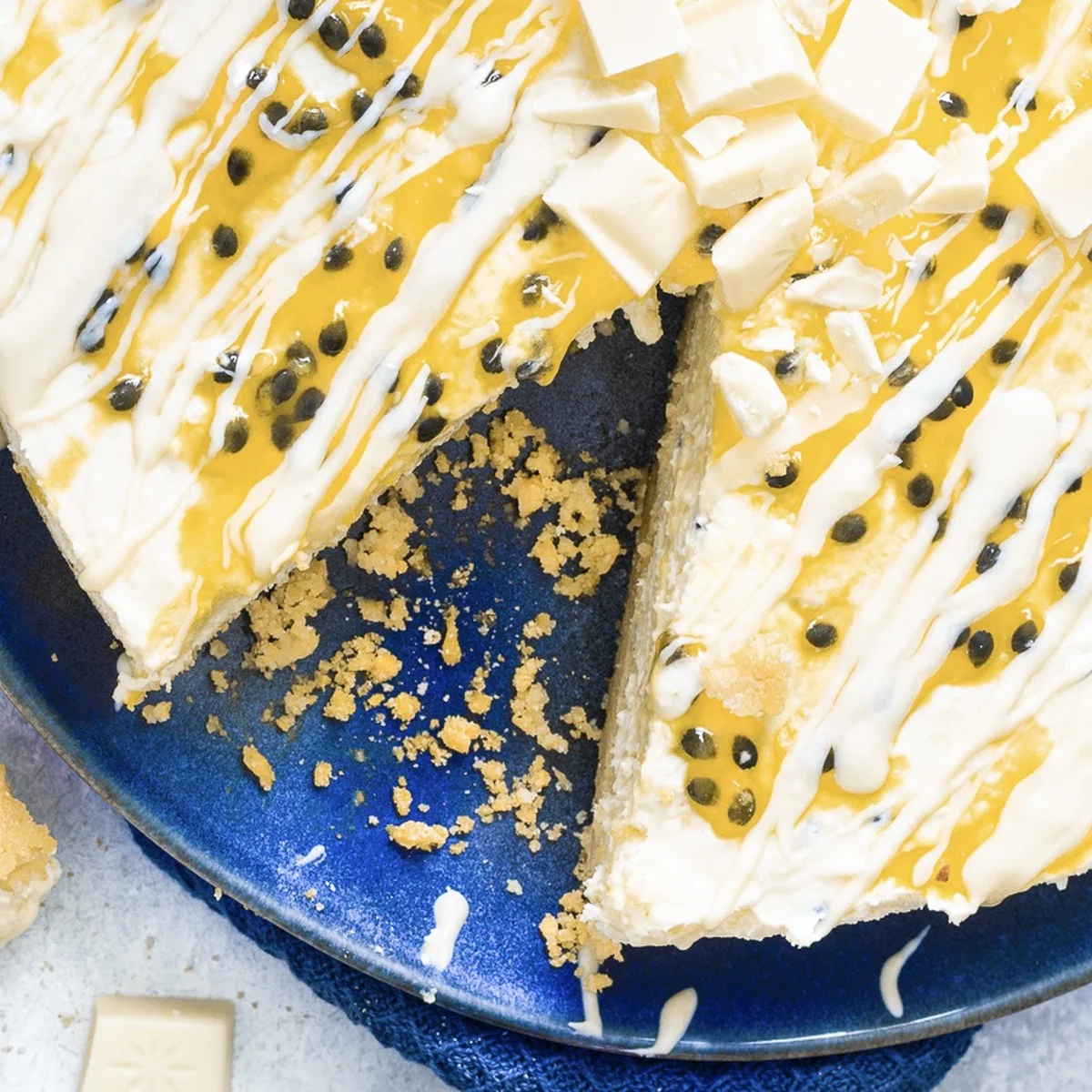 Header/hero - fokking makkelijk recept - witte chocolade kwarktaart - chickslovefood