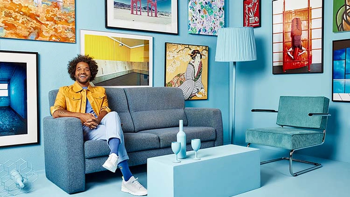 Header - schilderij - bank - kunst