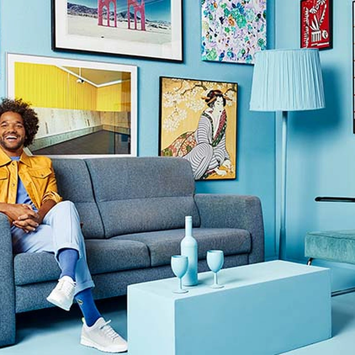 Header - schilderij - bank - kunst