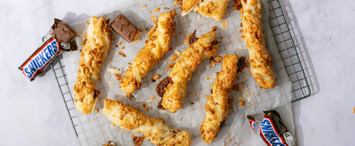 Fokking makkelijk recept - Chickslovefood - Snickers twisters
