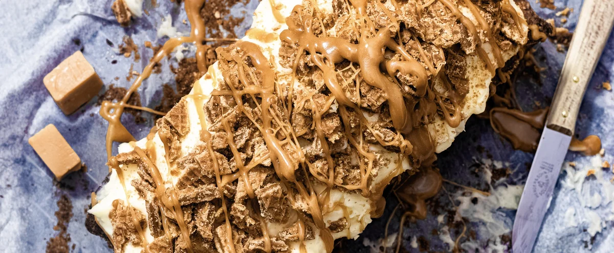 Header/hero - stroopwafelcake - chickslovefood - fokking makkelijk recept