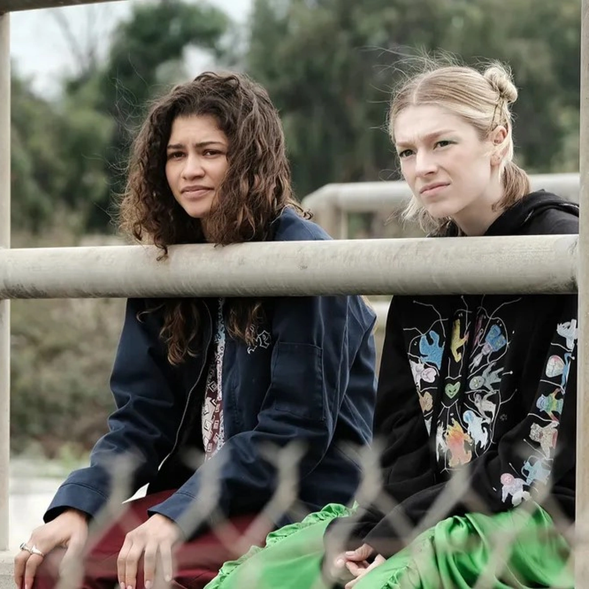 Serie euphoria - Zendaya - Hunter Schafer - HBO