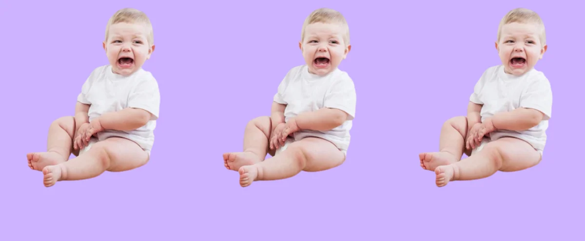Header - huilende baby - huilen - cute aggression - lila