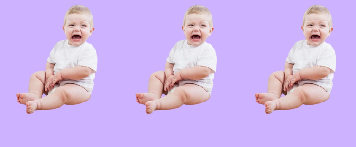 Header - huilende baby - huilen - cute aggression - lila