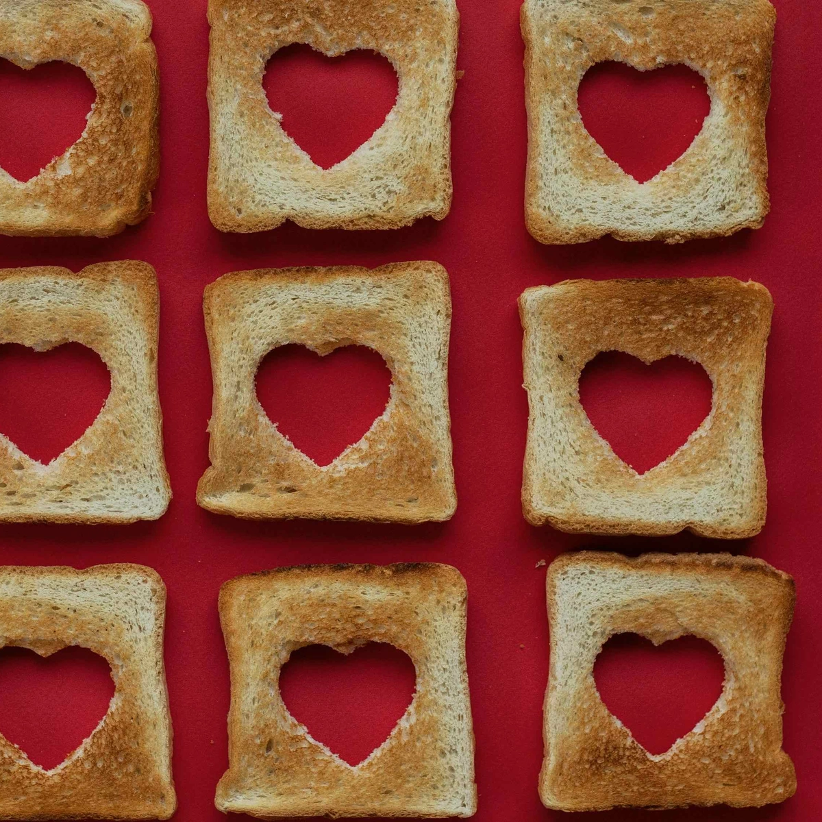 pexels - geroosterd brood - hart 